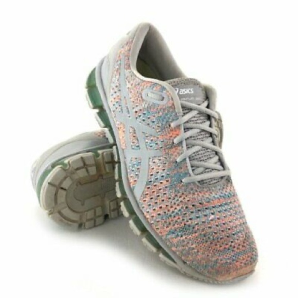 Asics GEL-Quantum 360 Knit Running Shoes Womens Size 9.5 EUR 41.5 Glacier Grey